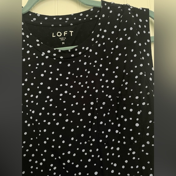 Loft sleeveless poka dot blouse - Picture 2 of 3